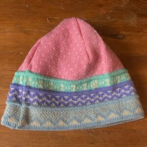 Hanna Colorful Wool Knit Kids Beanie Size M
